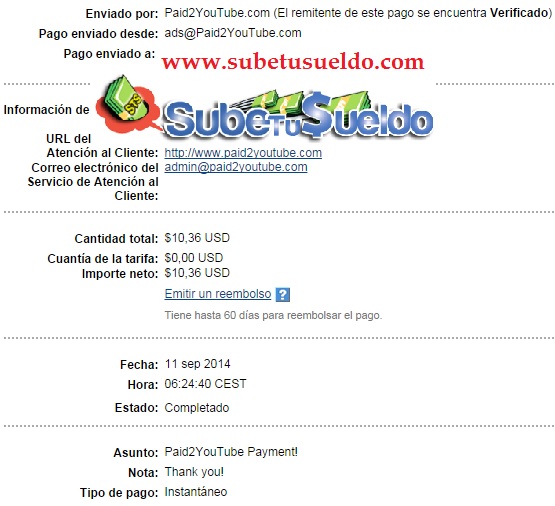 pago paid2youtube